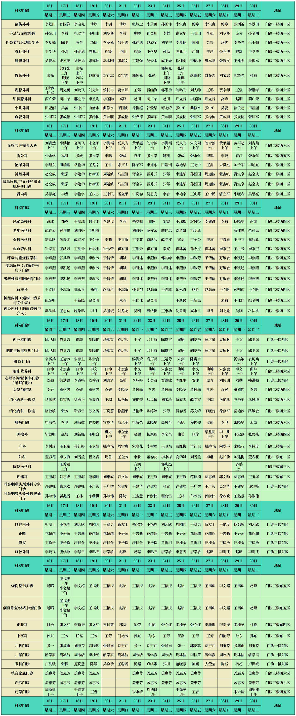 西院區門診值班表_Sheet1 (3).jpg 西院區門診值班表_Sheet1 (3).jpg